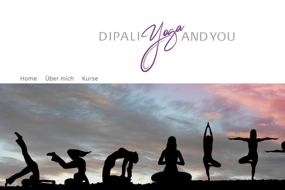 Internetseite Yogaschule